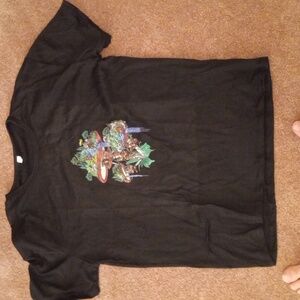 Black extra large mushroom ecosystem village